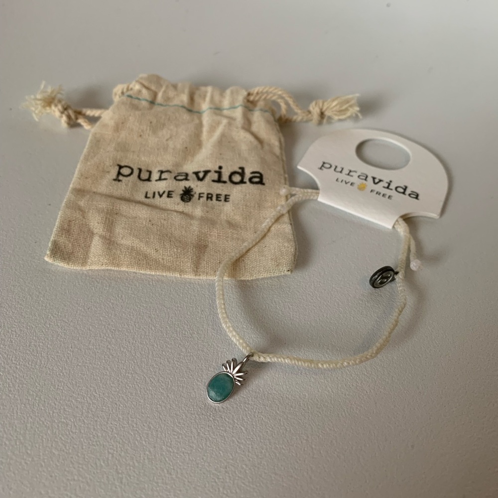 Pura vida pineapple bracelet